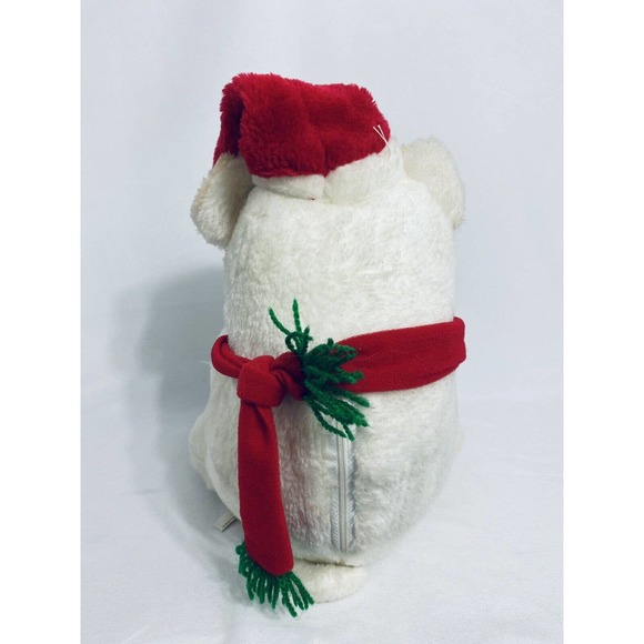 Musical christmas teddy bear